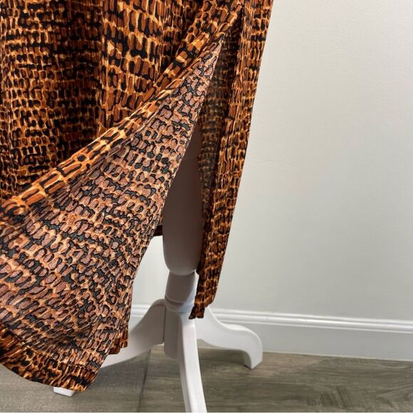 Vintage‎ Napa Valley Crinkle Artsy Midi Maxi Dress Size Small Teacher Boho 90's - Picture 4 of 9